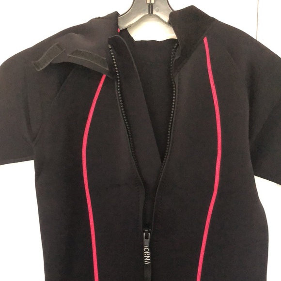 BorBorna Shorty Wetsuit Men 3mm Neoprene One-Piece Diving Back Zip Short XL NWOT - Picture 4 of 7